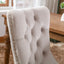 Nikki Collection Modern High-end Tufted Solid Wood Contemporary Velvet Upholstered Dining Chair 2-Pcs SetBeige - Korvel