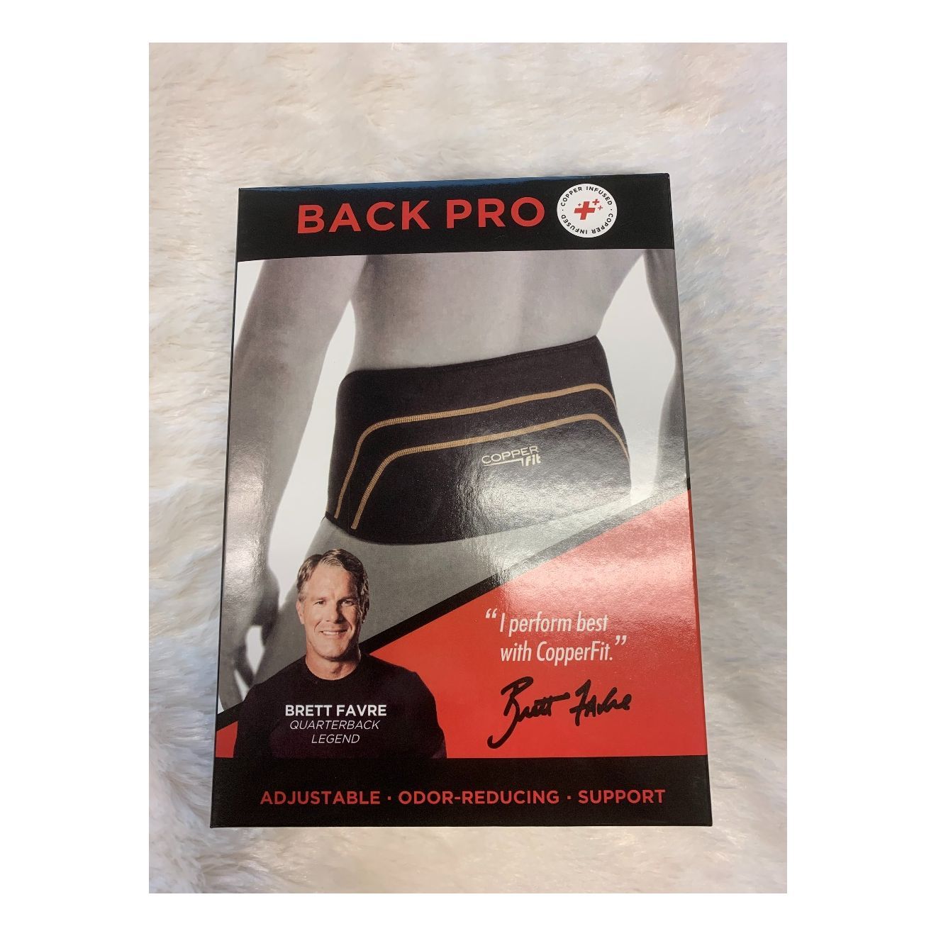 Copper Fit Adjustable Back Support Belt