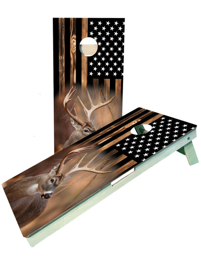 Premium American Flag Cornhole Boards - Built to Last - Korvel