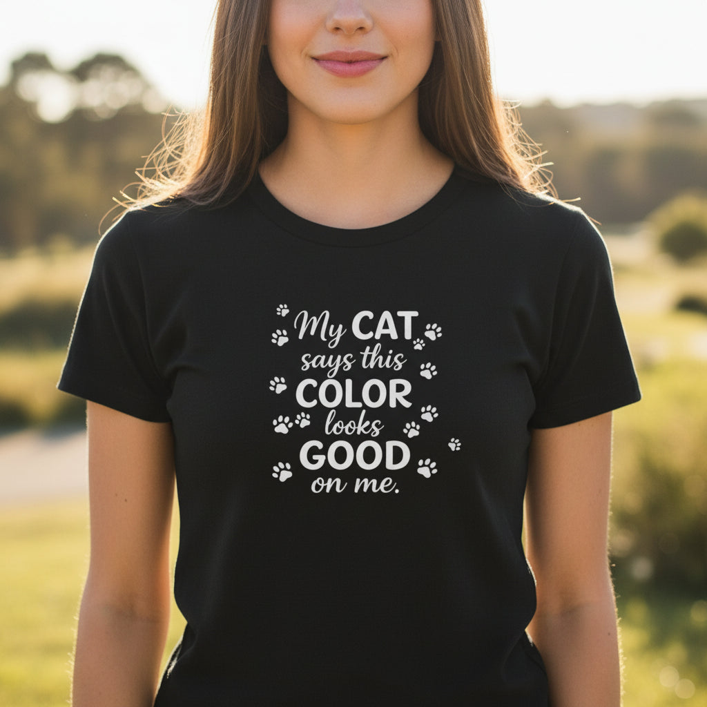 Mon chat a choisi ça – T-shirt graphique doux