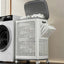 RollEase Modern Laundry Hamper with Wheels