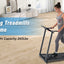 NEW Folding Treadmills Walking Pad Treadmill for Home Office -2.5HP Walking Treadmill With Incline Bluetooth Speaker - Korvel
