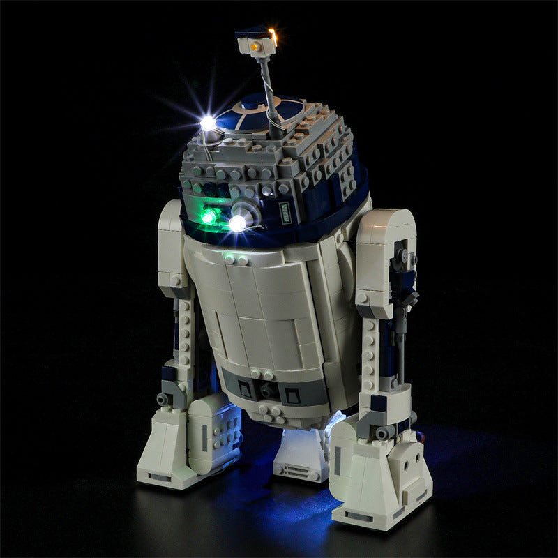 YEABRICKS is compatible with LEGO 75379 Star Wars R2-D2 LED lighting, building block toys, assembly lights - Korvel