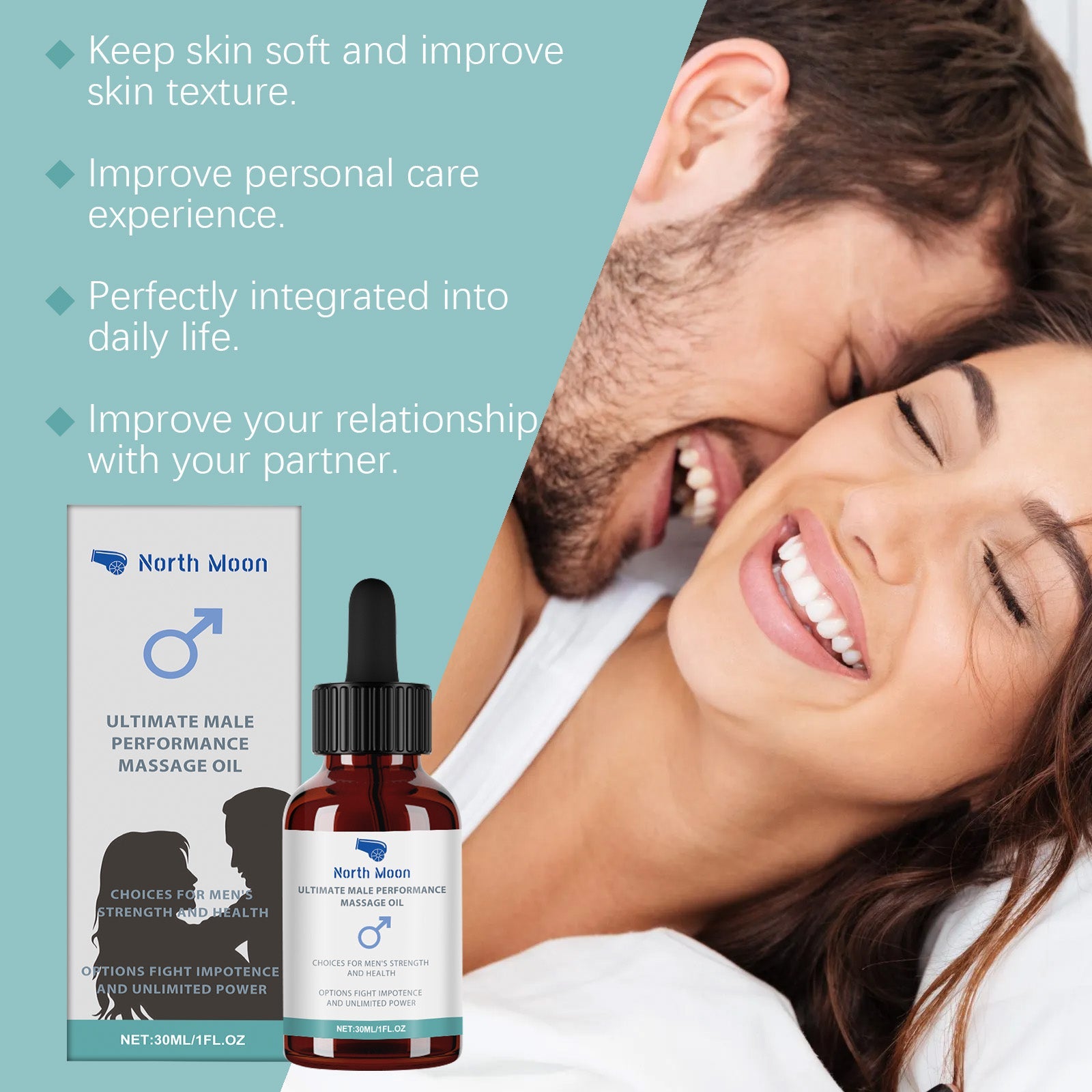 Massage Essential Oil For Men Effectively Nourishes The Body Daily And Boosts Vitality - Korvel