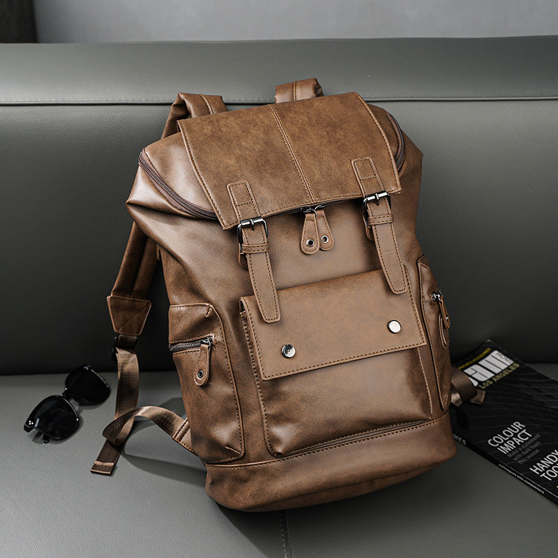 Mochila Retro Casual para Hombre de Gran Capacidad