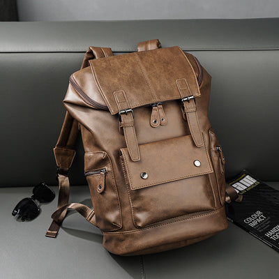 Large Capacity Men's Casual Retro Backpack