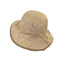 Chapeau en paille à large bord et résistant au soleil pour les sorties à la plage