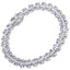 Bracelet en Tanzanite et Saphir Blanc de 7,02 Carats