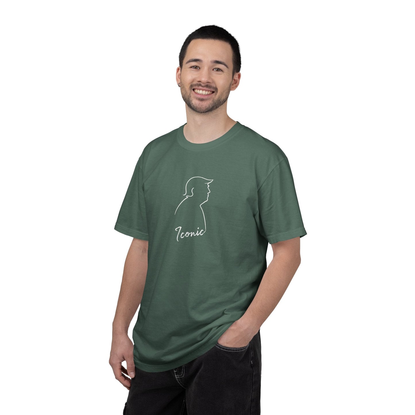 Iconic Minimal Silhouette Statement T-Shirt