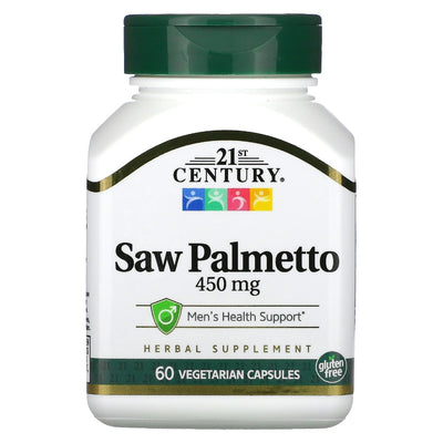 Extrait de Saw Palmetto du 21ème siècle, 320 mg - 60 capsules