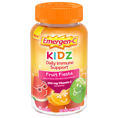 Gommes de soutien immunitaire Emergen-C Kidz – Fruit Fiesta – 44 unités