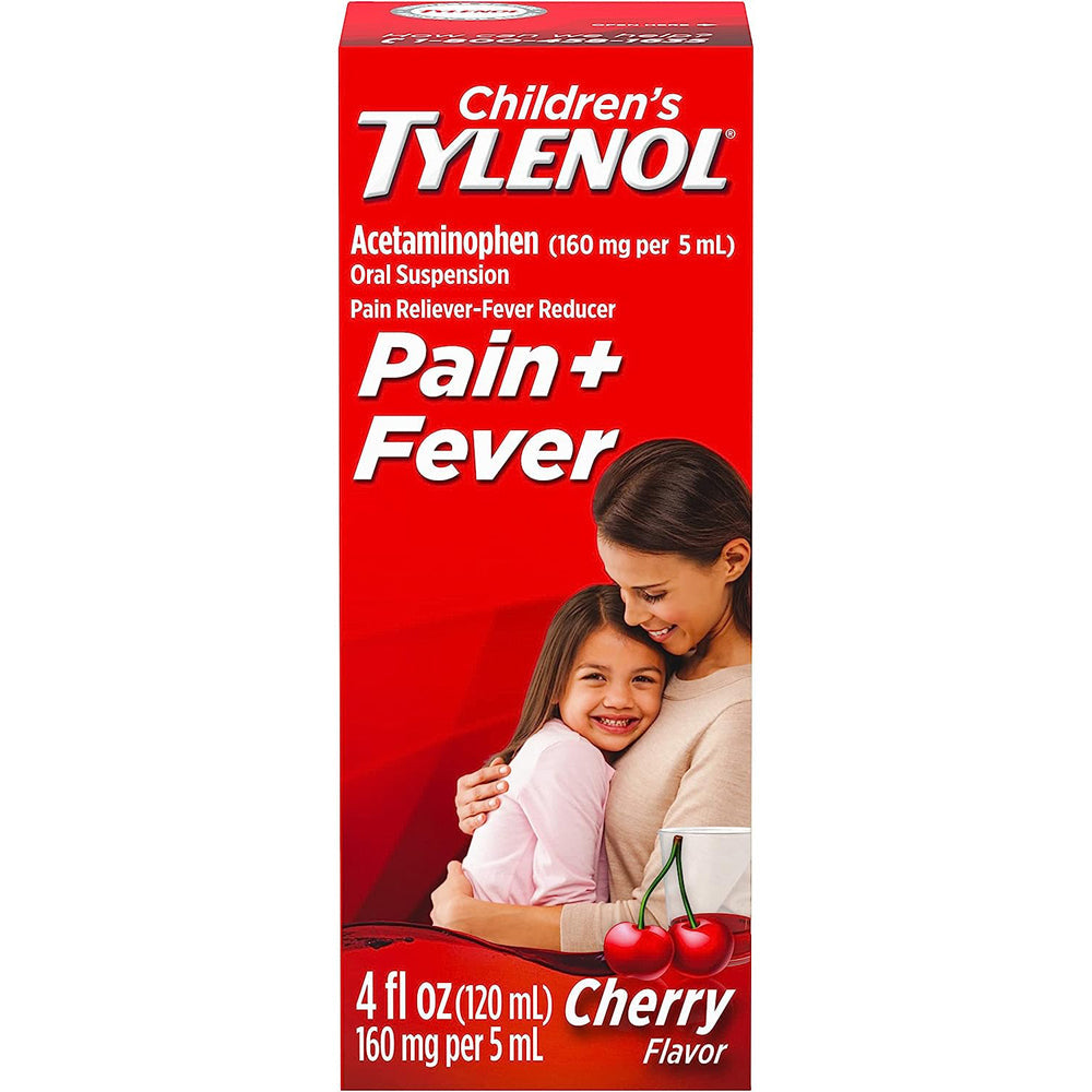 Tylenol Enfant Douleur + Fièvre, Saveur Cerise, 4 Oz