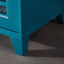 60" Teal Blue Sideboard Buffet Table & Storage Cabinet