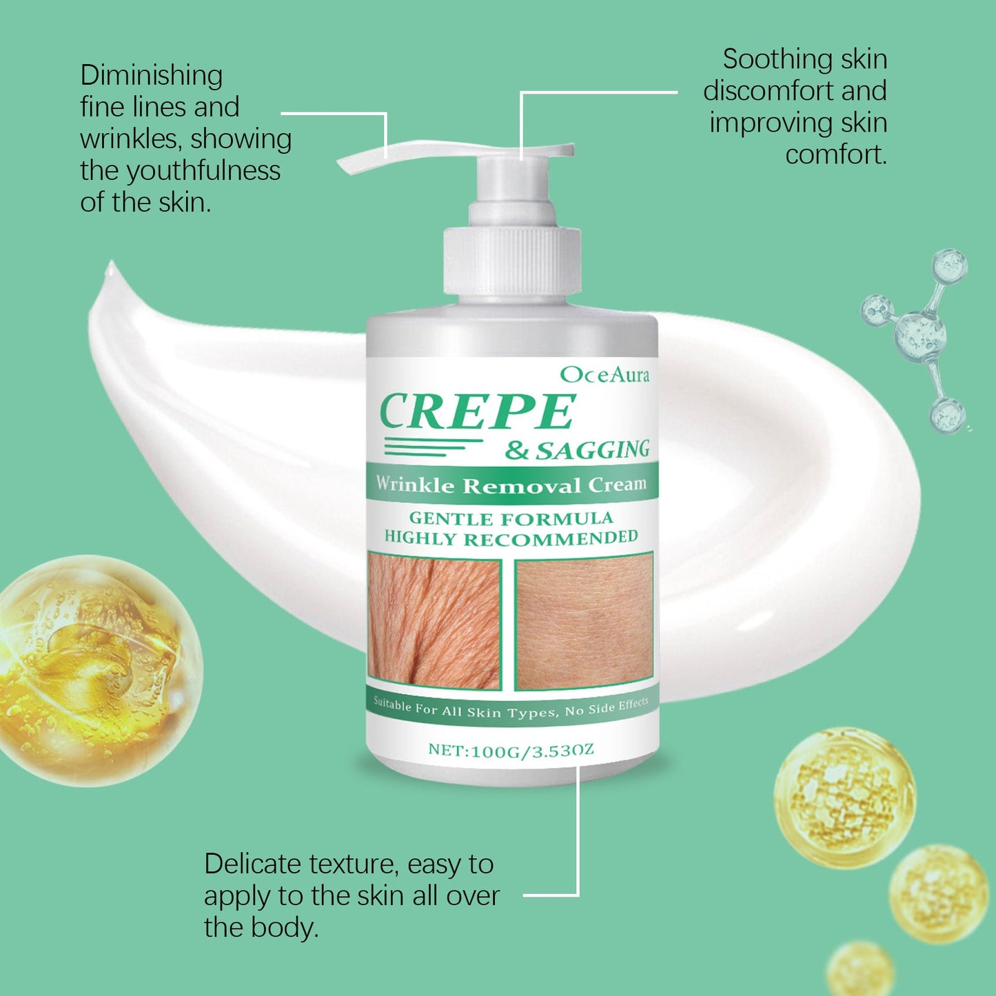 Firming Body Care Cream, Elastic Skin Firming, Hydrating And Moisturizing Body Nourishing Care - Korvel