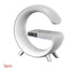 Intelligent G Shaped LED Lamp with Bluetooth Speaker & Wireless Charger