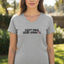 Soft Paws, Sharp Opinions T-shirt V-Neck Femme