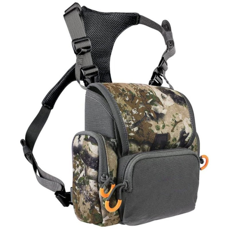 Adjustable Camouflage Binoculars Chest Pack for Outdoor Adventures