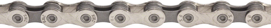 Chaîne KMC X9 - 9 vitesses 116 maillons Argent/Gris