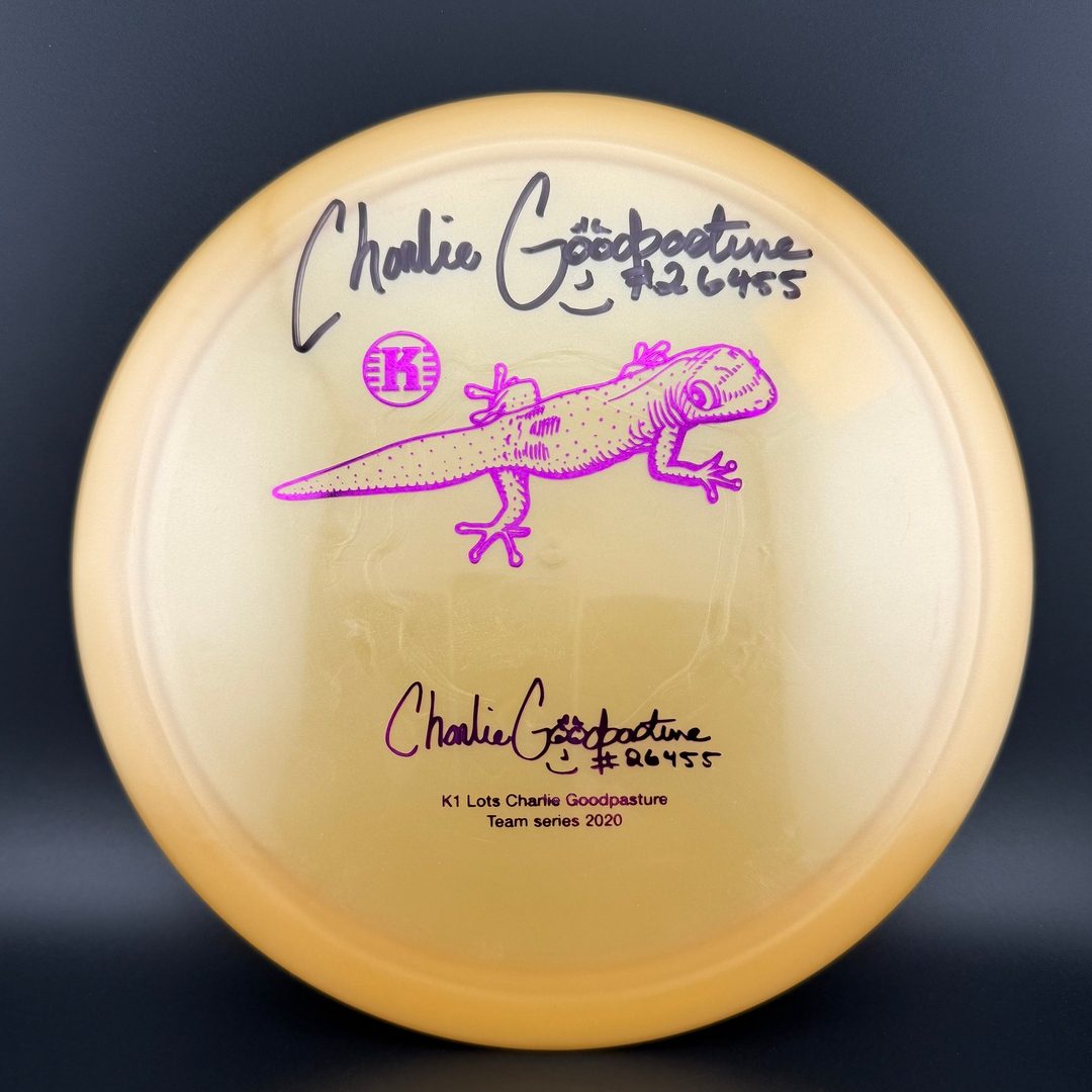 K1 Lots *Signé* - Charlie Goodpasture 2020 Team Series Disc