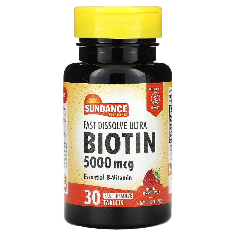 Sundance Ultra Biotin 5000 Mcg Comprimés à Dissolution Rapide