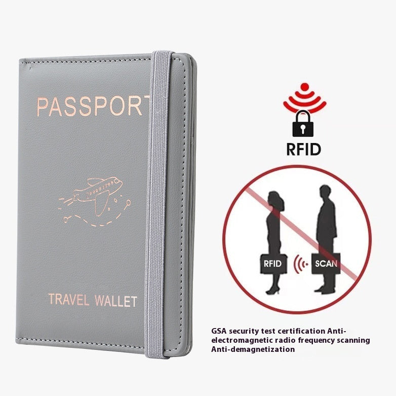 Billetera de Viaje de PU de Cuero Premium con Protección RFID