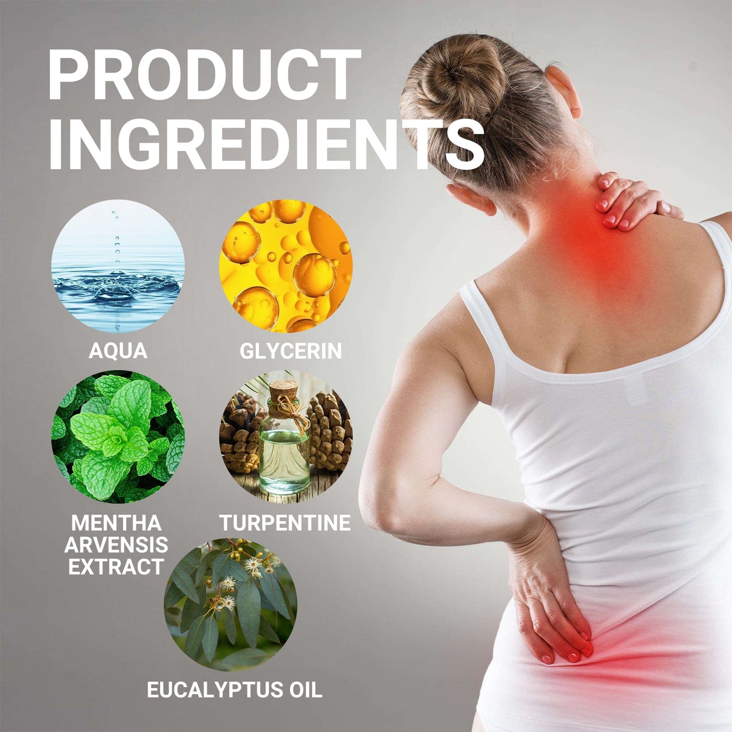 Joint Pain Cream, Joint Pain Relieve Neck Shoulder Blades Lumbar Spine Sour Bloated Body Care Cream - Korvel