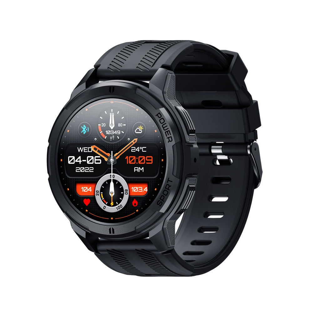 C25 Outdoor Sports 1.43AMOLED Screen Smart Call Watch Deep Waterproof Heart Rate and Blood Pressure - Korvel
