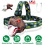 Dinosaur Headlamp for Kids - Adjustable Flashlight with Roar Sound
