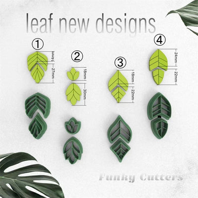 Leaf Terracotta Earring Cutting Mold