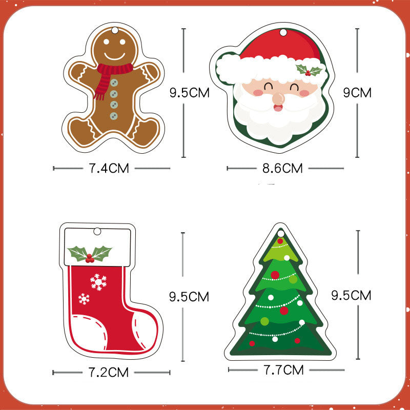 Christmas supplies, printed wood pulp, dishwashing cotton, kitchen cleaning, absorbent, non greasy, compressed wood pulp cotton, - Korvel