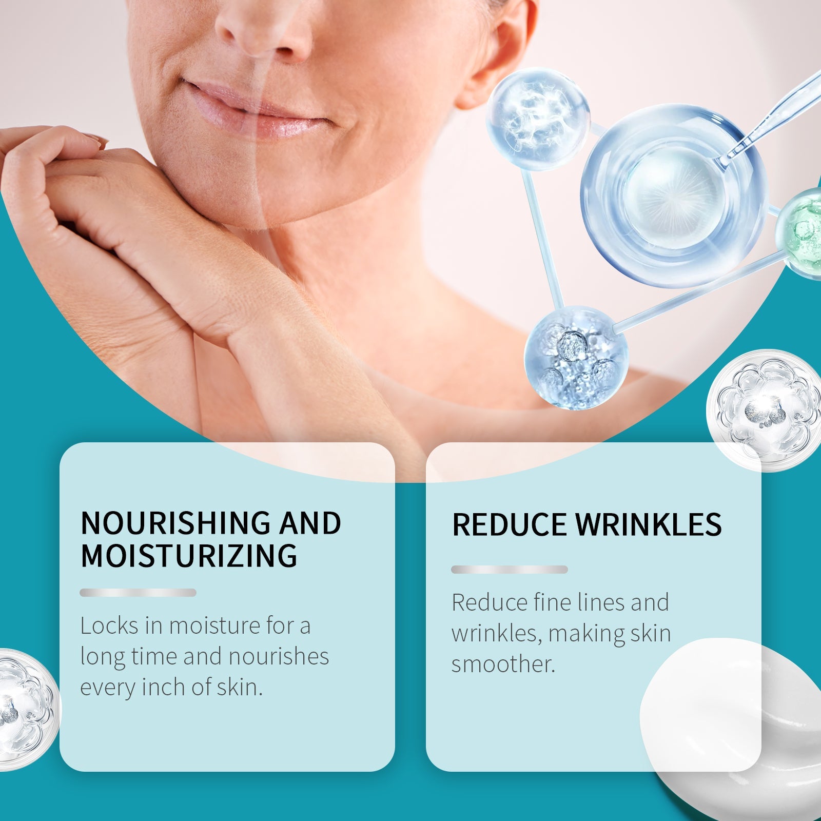Skin Moisturizer Skin Gentle, Hydrating, Nourishing And Repairing Skin Elasticity Brightening Cream - Korvel