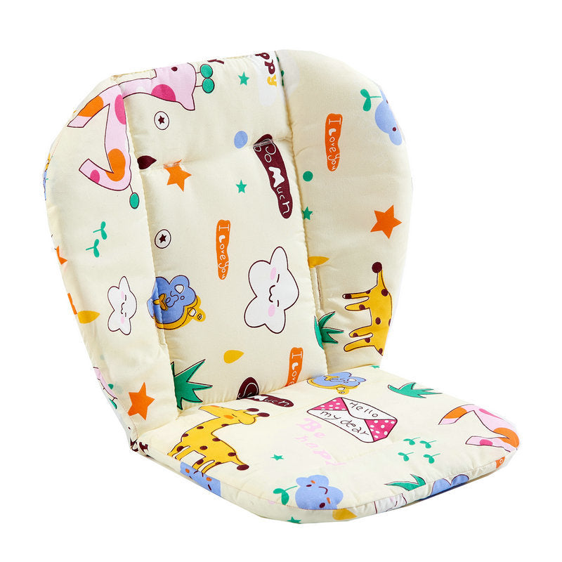 Baby Kids Highchair Cushion Pad Mat Booster Seats Cushion Pad Mat Feeding Chair Cushi on Pad Stroller Cushion Mat Cotton fabric - Korvel