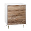 Wooden Tall 4 Drawer Dresser,Chest of Drawers with 4 Metal Legs, Anti-Tipping Device for Bedroom,Living Room - Korvel