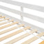 Twin over Twin House Bunk Bed with Roof , Window, Window Box, Door , with Safety Guardrails and Ladder, Pink/White - Korvel