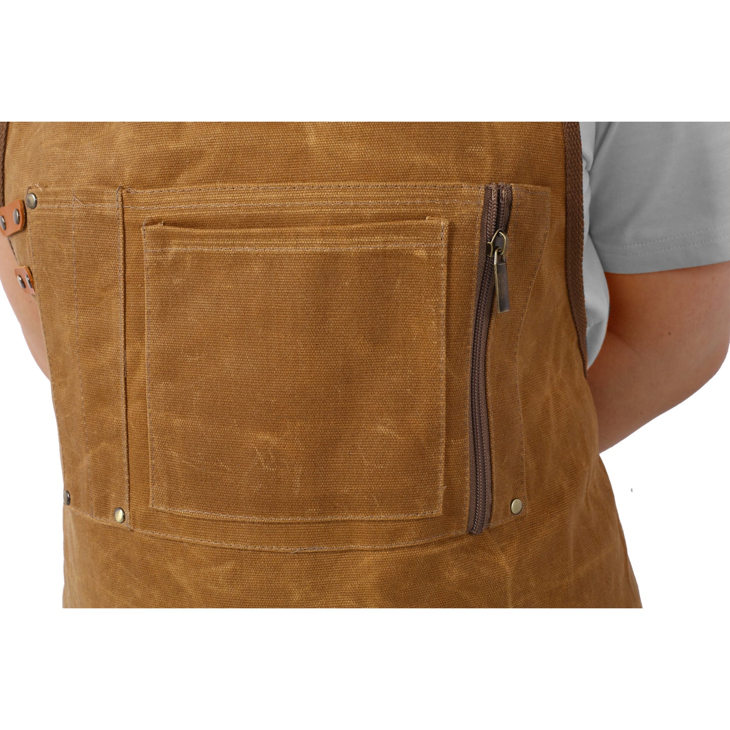 Premium Heavy-Duty Waxed Canvas Tool Apron