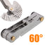 New 60 And 50 Degree Whitworth Metric Screw Thread Pitch Gauge Blade Gage For Measuring Tool - Korvel