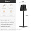 Nordic charging iron art high footed cup table lamp, bedroom bedside touch creative small night light, modern and simple living room night light - Korvel