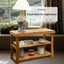 Acacia Wood Shoe Rack Bench Strong Weight Bearing Upto 200 LBS Best Ideas For Entryway Frontdoor Bathroom, Natural Color. - Korvel