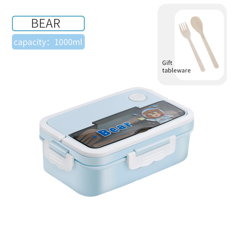 Cartoon fashion leak-proof sealed microwaveable lunch box lunch box lunch box - Korvel