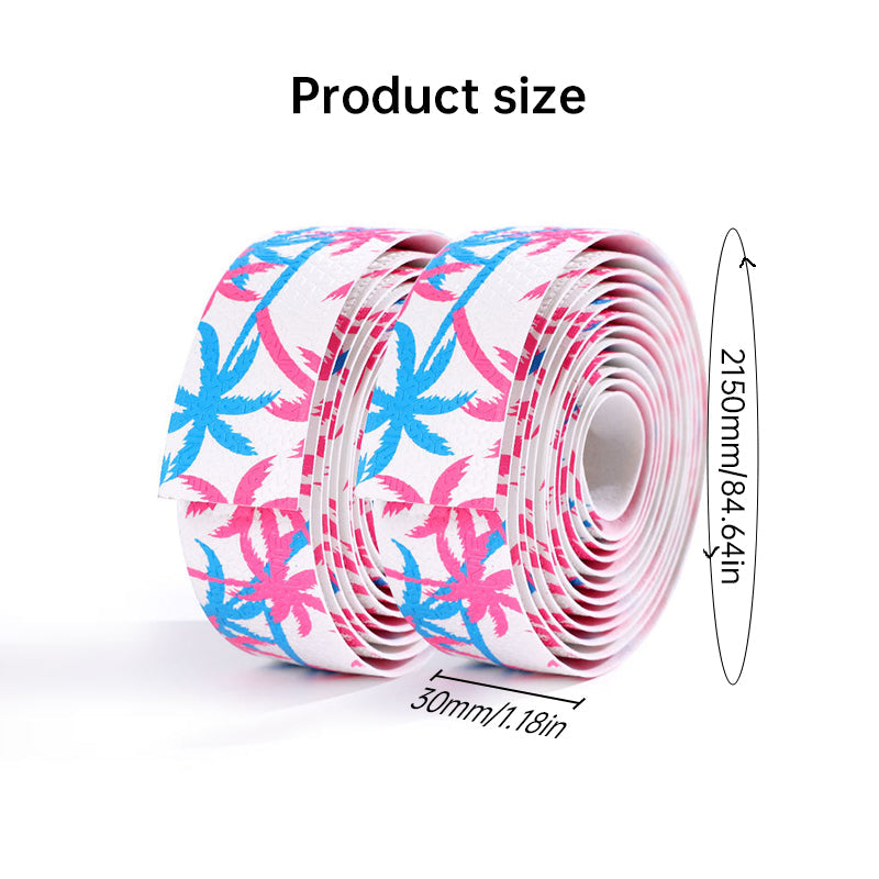 Npy EVA PU Road Bike Handlebar Tape, Anti - Slip & Shock - Absorbing, Sakura Design, with End Plugs - Korvel