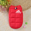 Pet clothing winter thickened dog clothes autumn and winter new cotton-padded jacket vest multi-color waterproof warm - Korvel