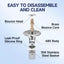 DrainGuard Sink Stopper - 2-in-1 Drain Filter & Hair Catcher