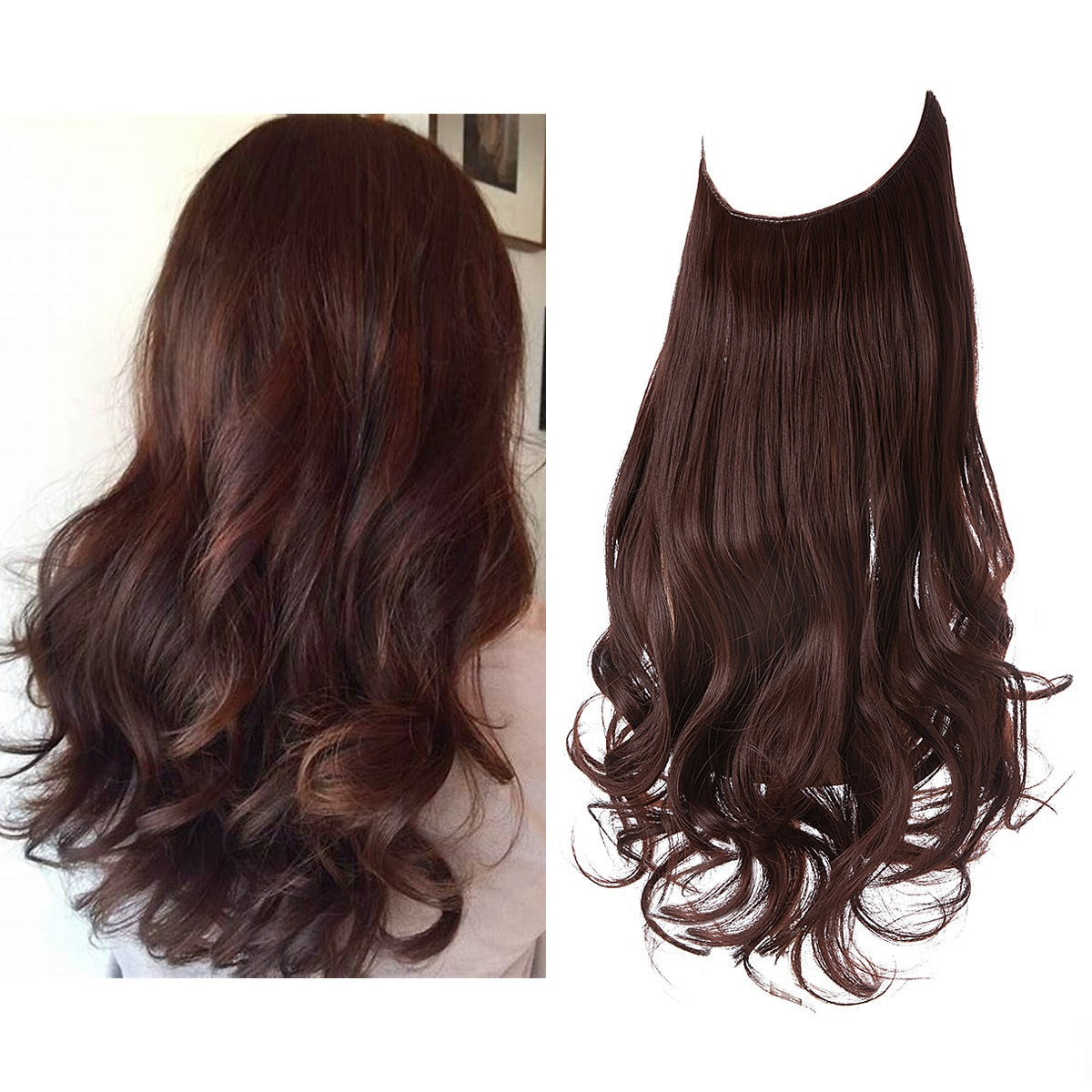 Premium Long Curly Hair Extension - High Temperature Silk