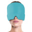 Cold compress head cover eye mask for headache relief, comfortable ice bag, ice pack, ice cap, physical therapy, soothing, retractable gel head mask - Korvel