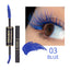 Fit Colors Double-Head Color Mascara Thick Curling Waterproof Not Smudged Multi-White Eyebrow Mascara - Korvel