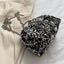 Sequin Chain Drawstring Bucket Bag - Korvel