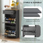 Organizador de Entrada Funcional ONTREND con 2 Cajones Plegables - Gris