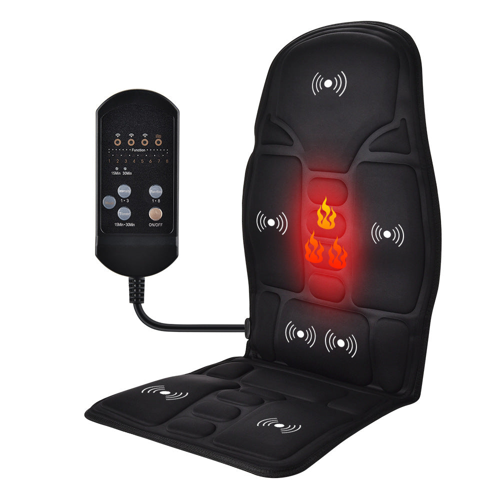HISOME Dual-Use Car Heating Massage Cushion