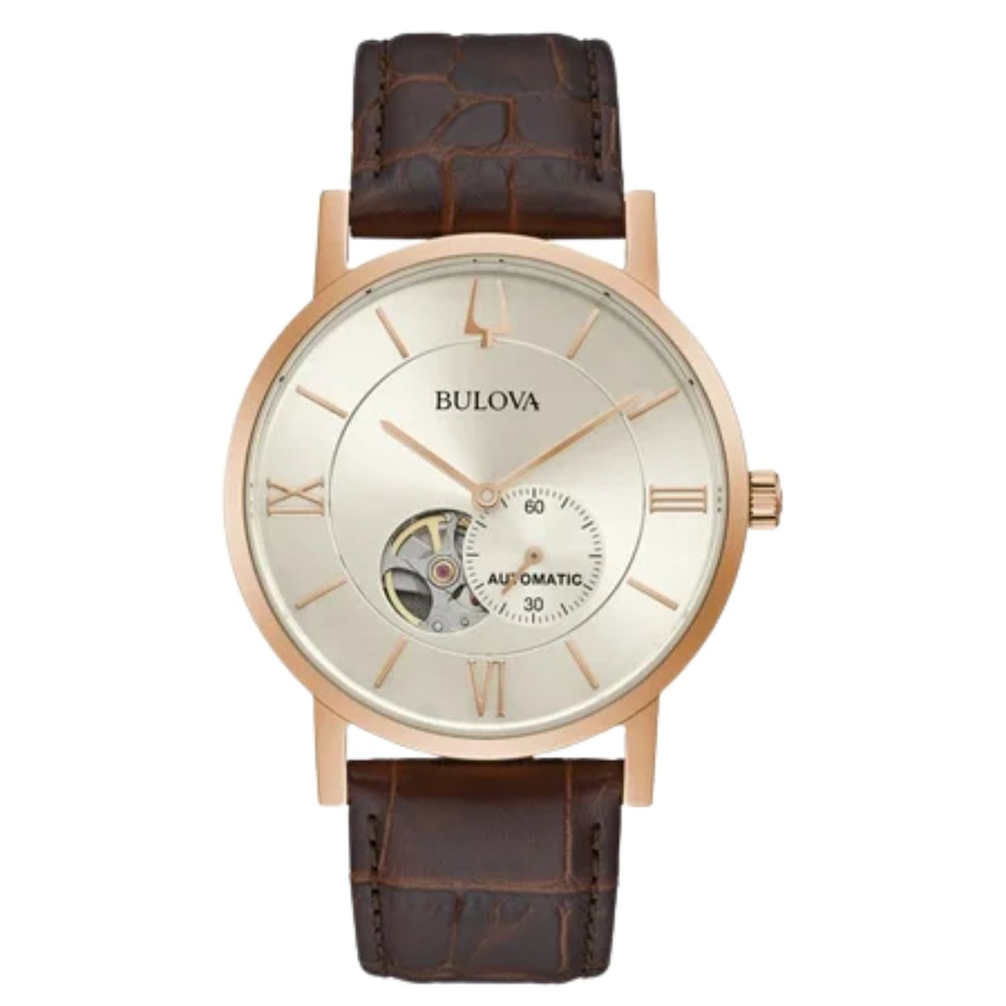Reloj Clásico para Hombre Bulova con Esfera Marrón