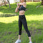 Jolie High-Waisted Capri Leggings with Hip Pockets